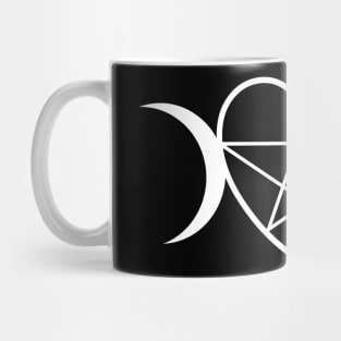 Pentacle Heart Mug